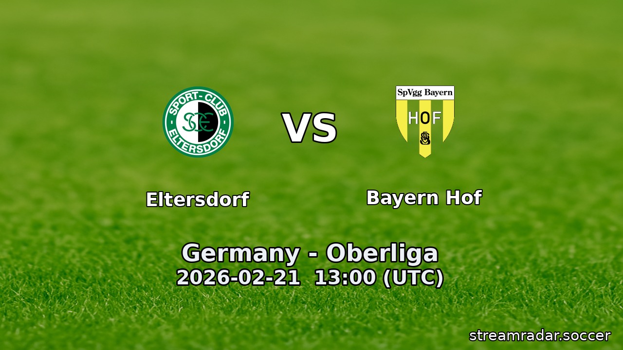 Eltersdorf vs Bayern Hof
