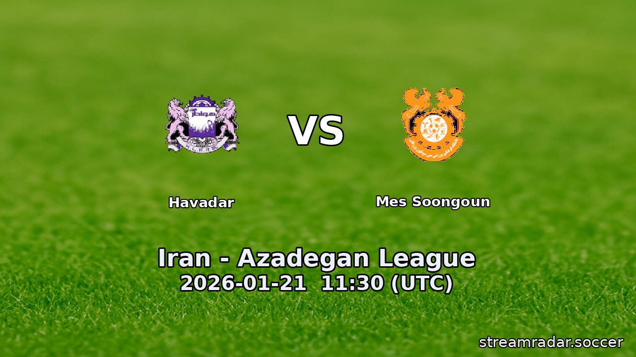 Havadar vs Mes Soongoun