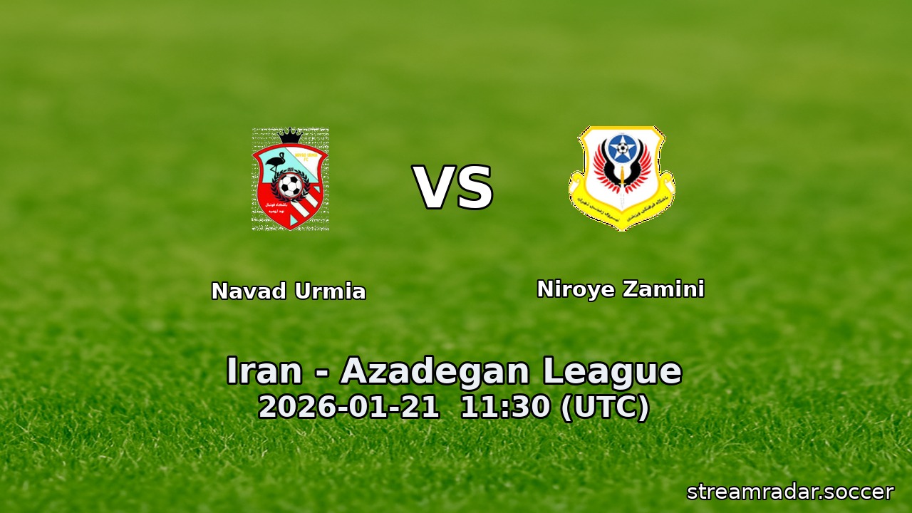 Navad Urmia vs Niroye Zamini