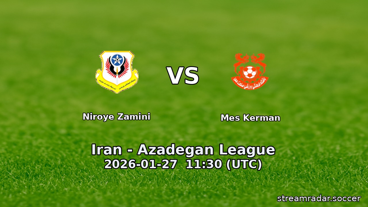 Niroye Zamini vs Mes Kerman