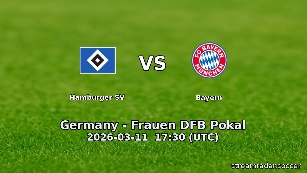 Hamburger SV vs Bayern