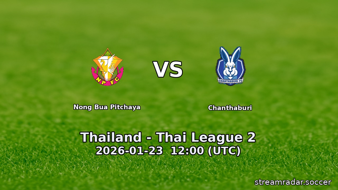 Nong Bua Pitchaya vs Chanthaburi