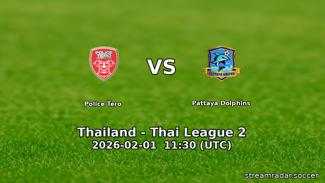 Police Tero vs Pattaya Dolphins