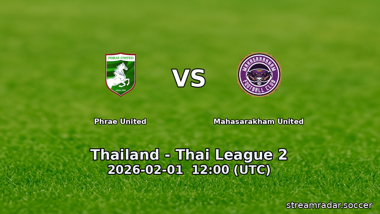 Phrae United vs Mahasarakham United