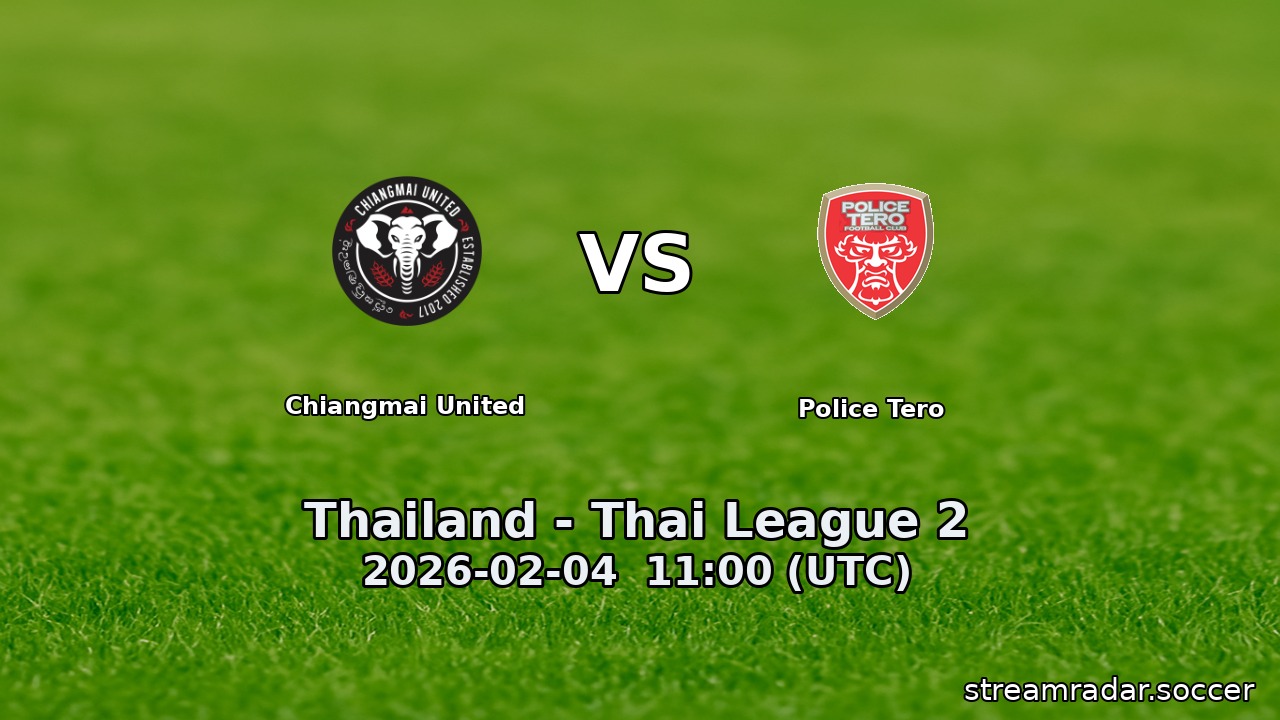 Chiangmai United vs Police Tero