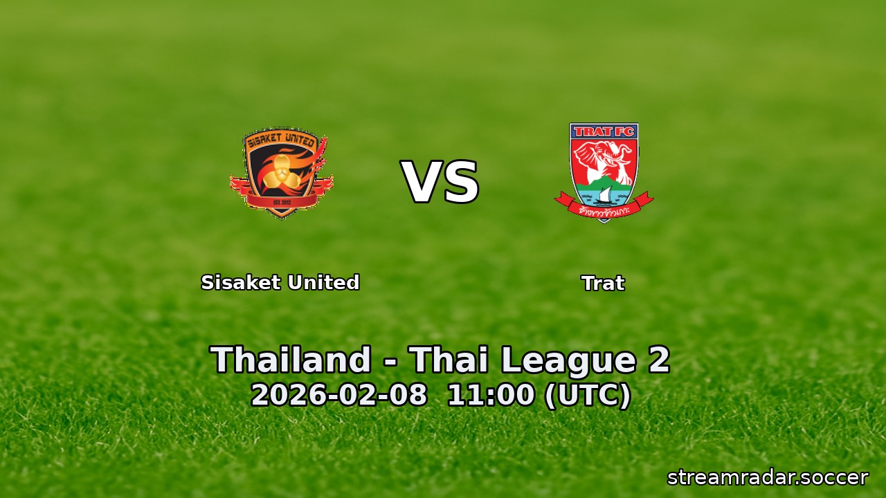 Sisaket United vs Trat
