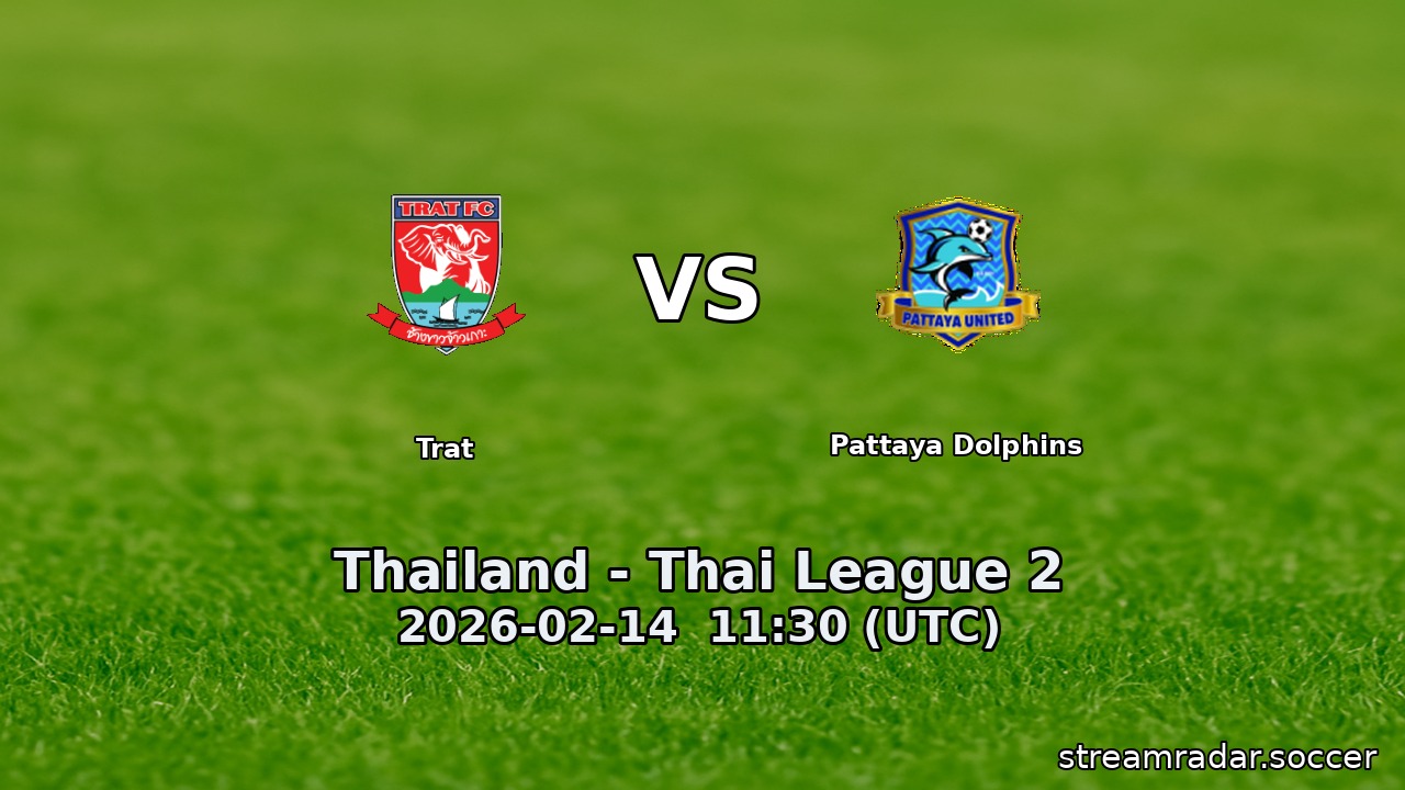 Trat vs Pattaya Dolphins
