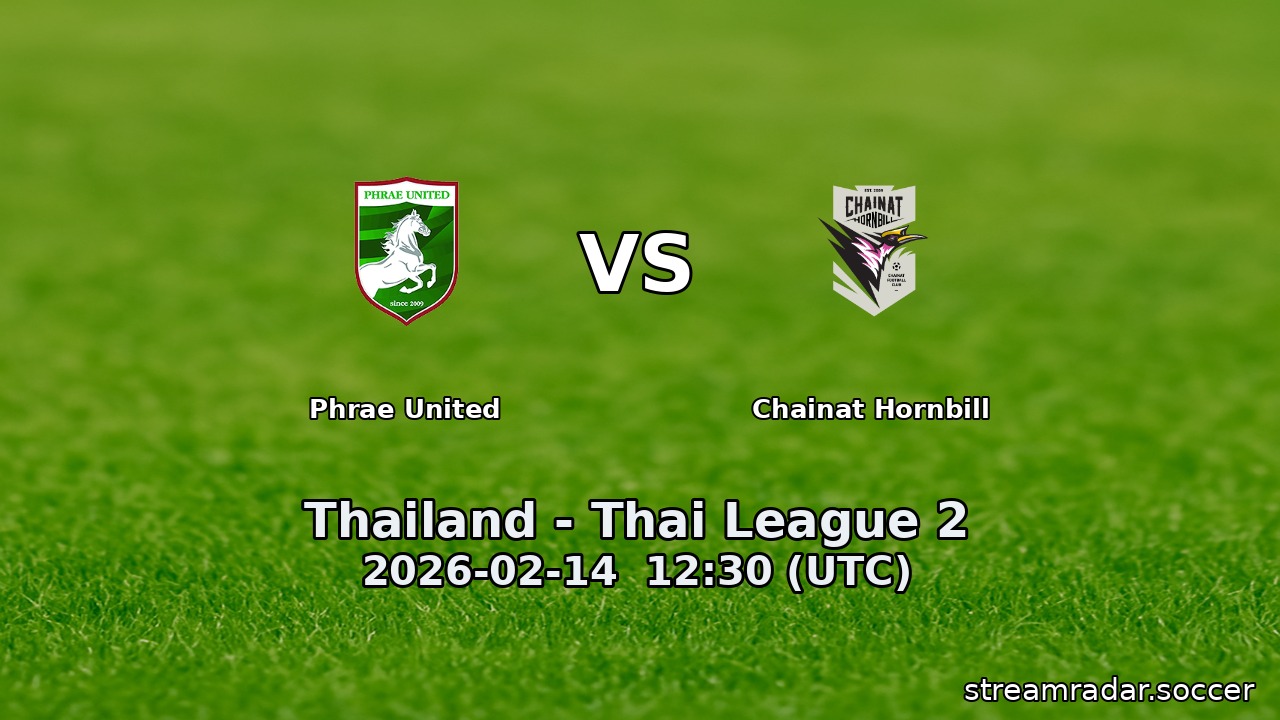 Phrae United vs Chainat Hornbill