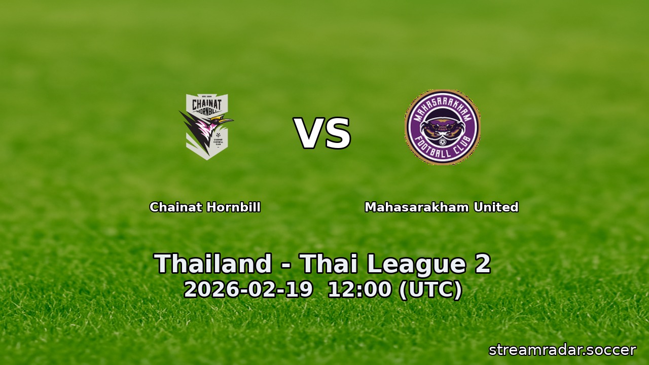 Chainat Hornbill vs Mahasarakham United