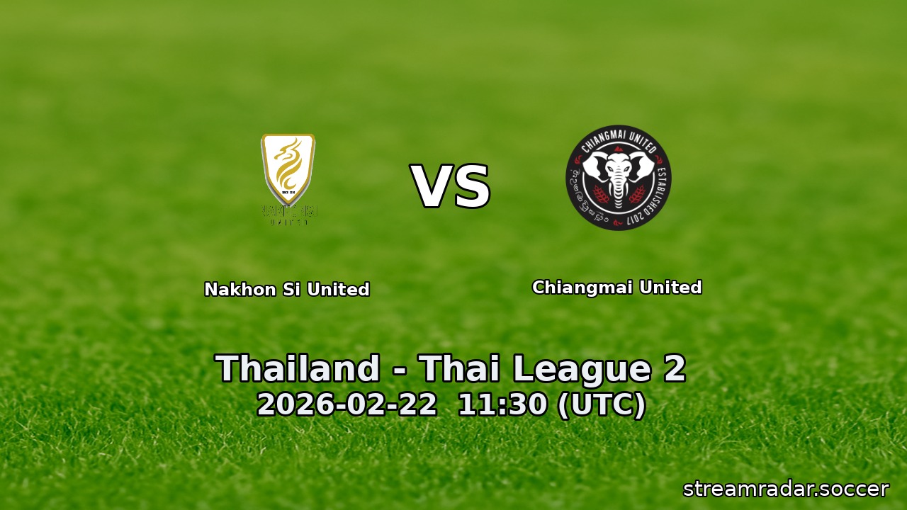 Nakhon Si United vs Chiangmai United