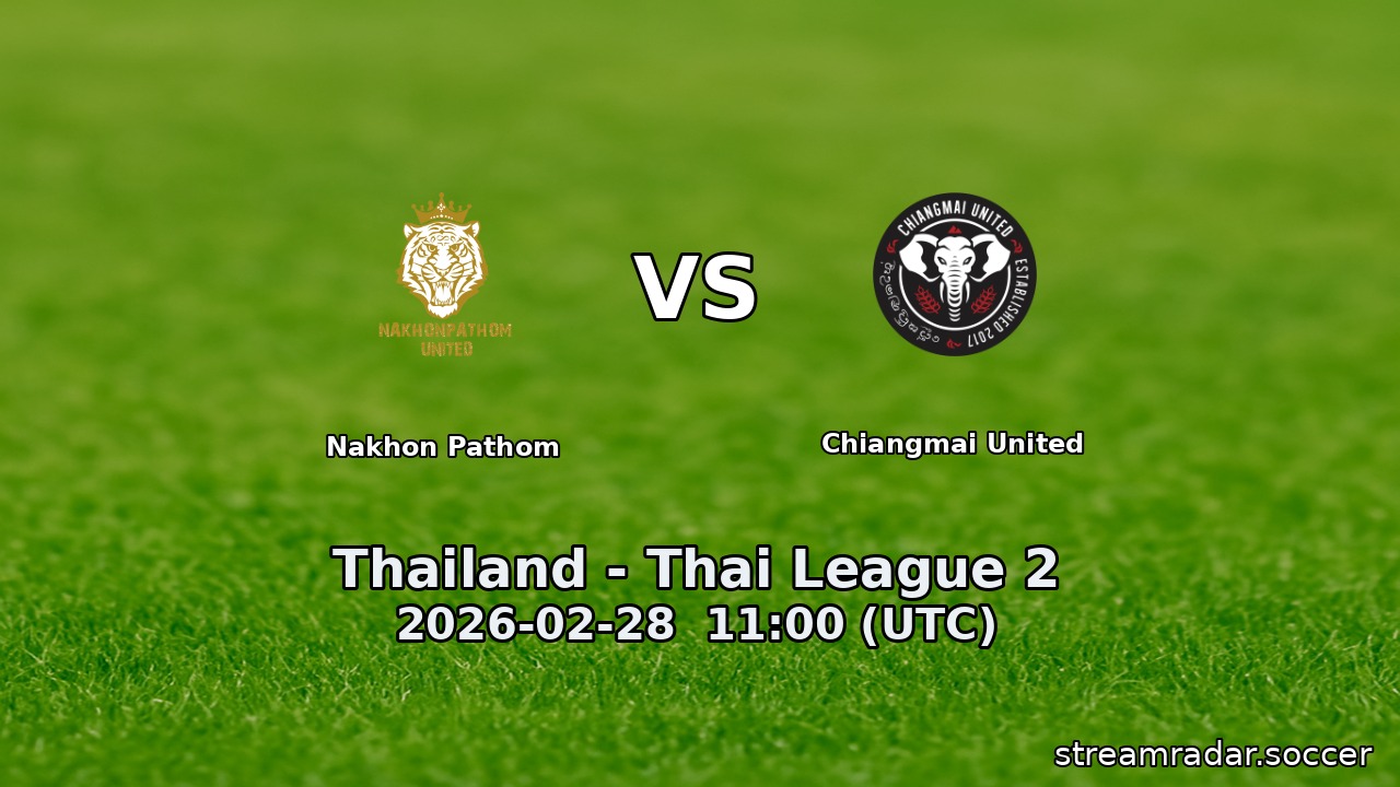 Nakhon Pathom vs Chiangmai United