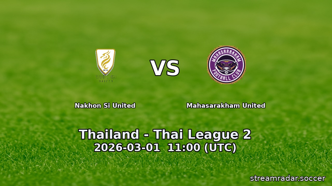 Nakhon Si United vs Mahasarakham United