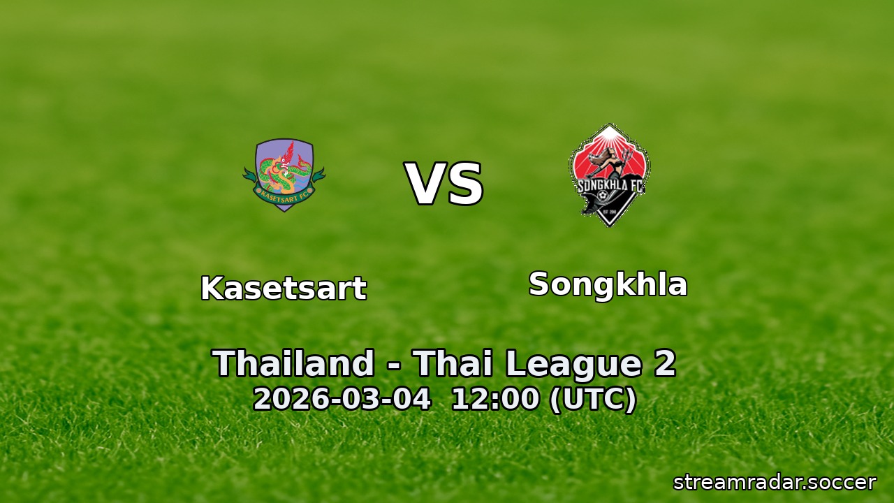 Kasetsart vs Songkhla