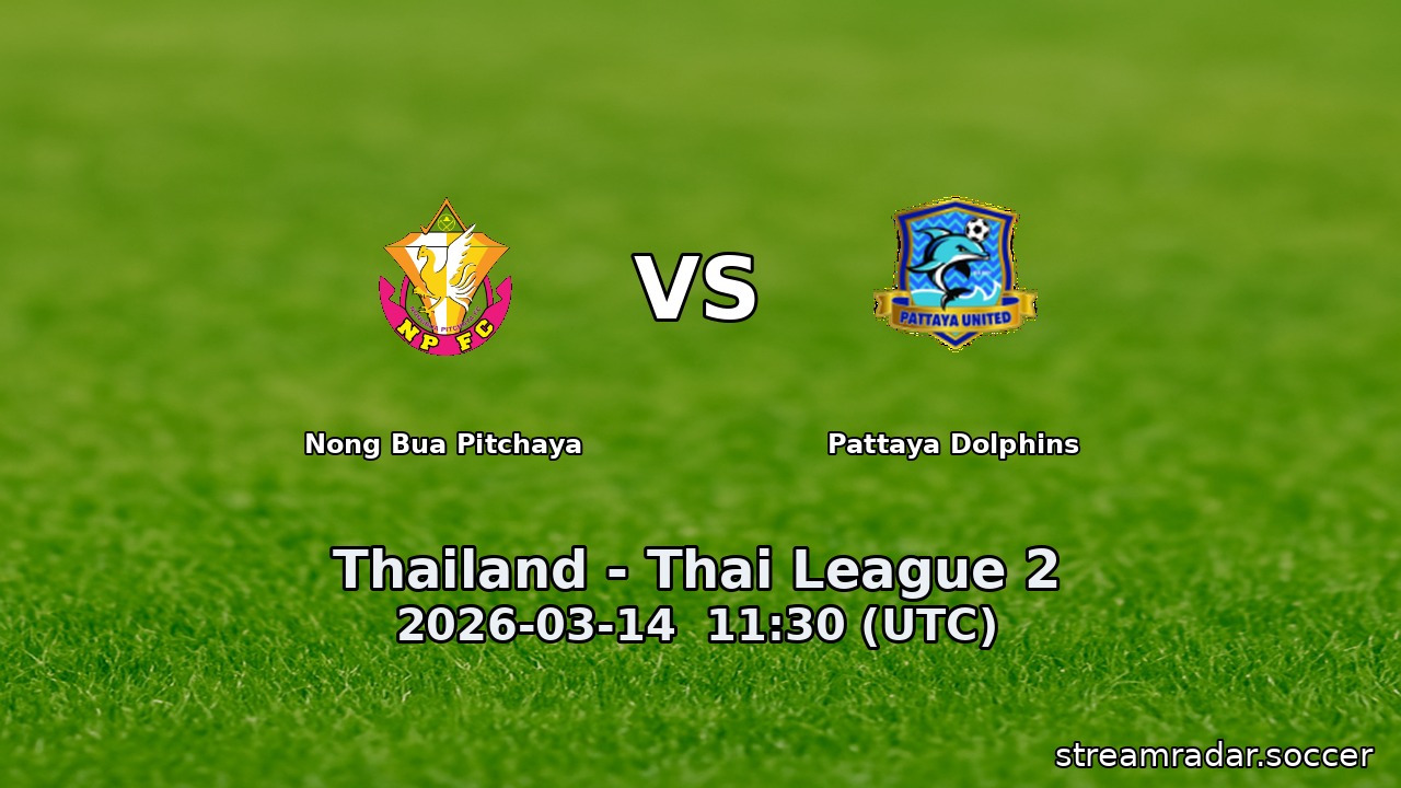 Nong Bua Pitchaya vs Pattaya Dolphins