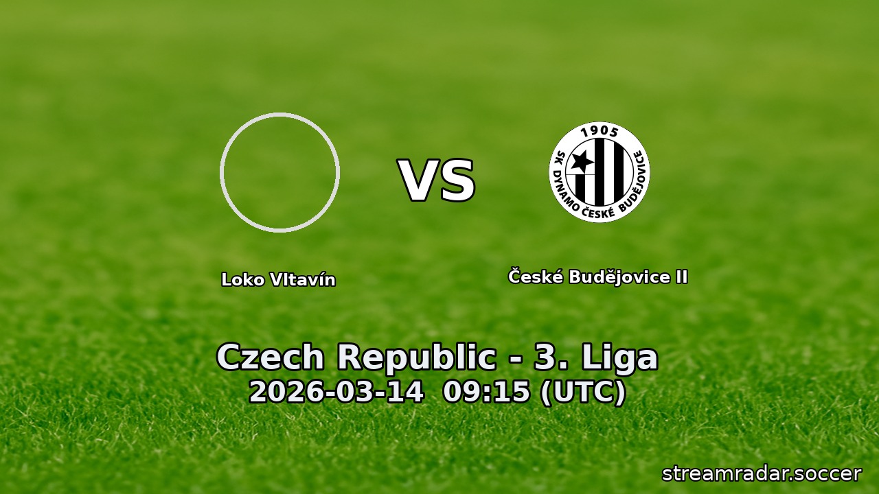 Loko Vltavín vs České Budějovice II