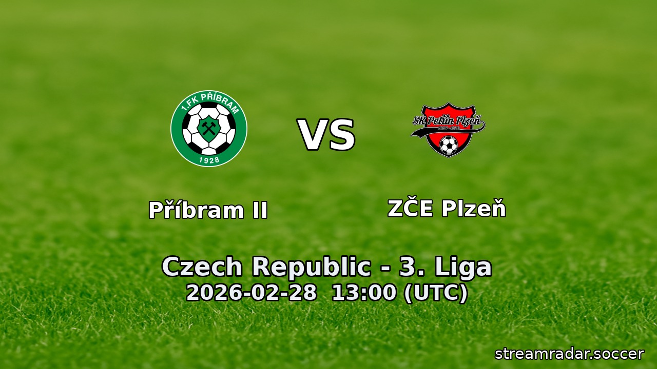 Příbram II vs ZČE Plzeň