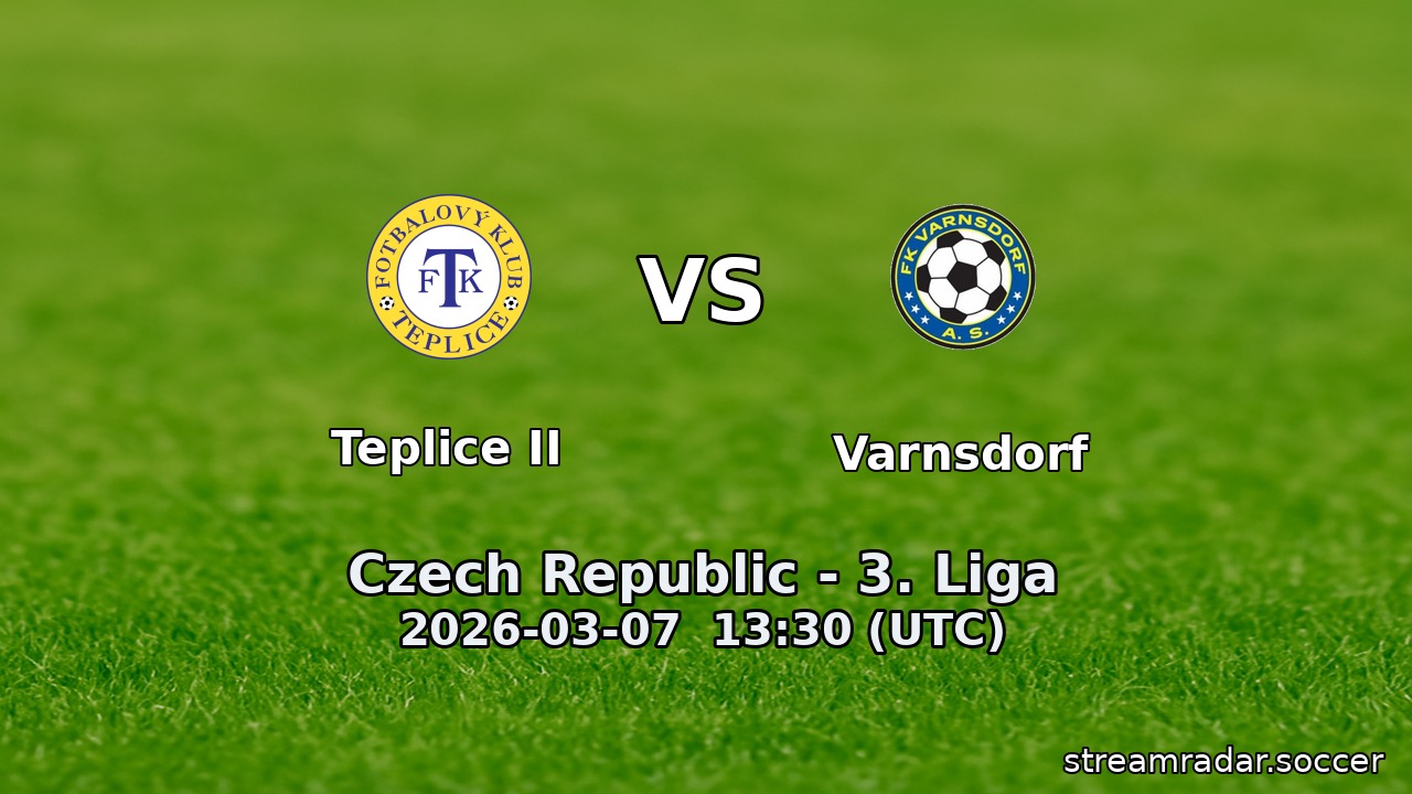 Teplice II vs Varnsdorf