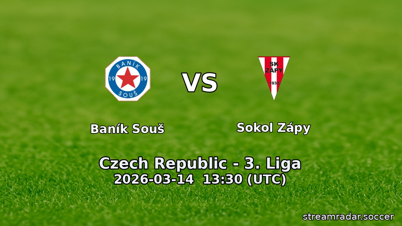 Baník Souš vs Sokol Zápy