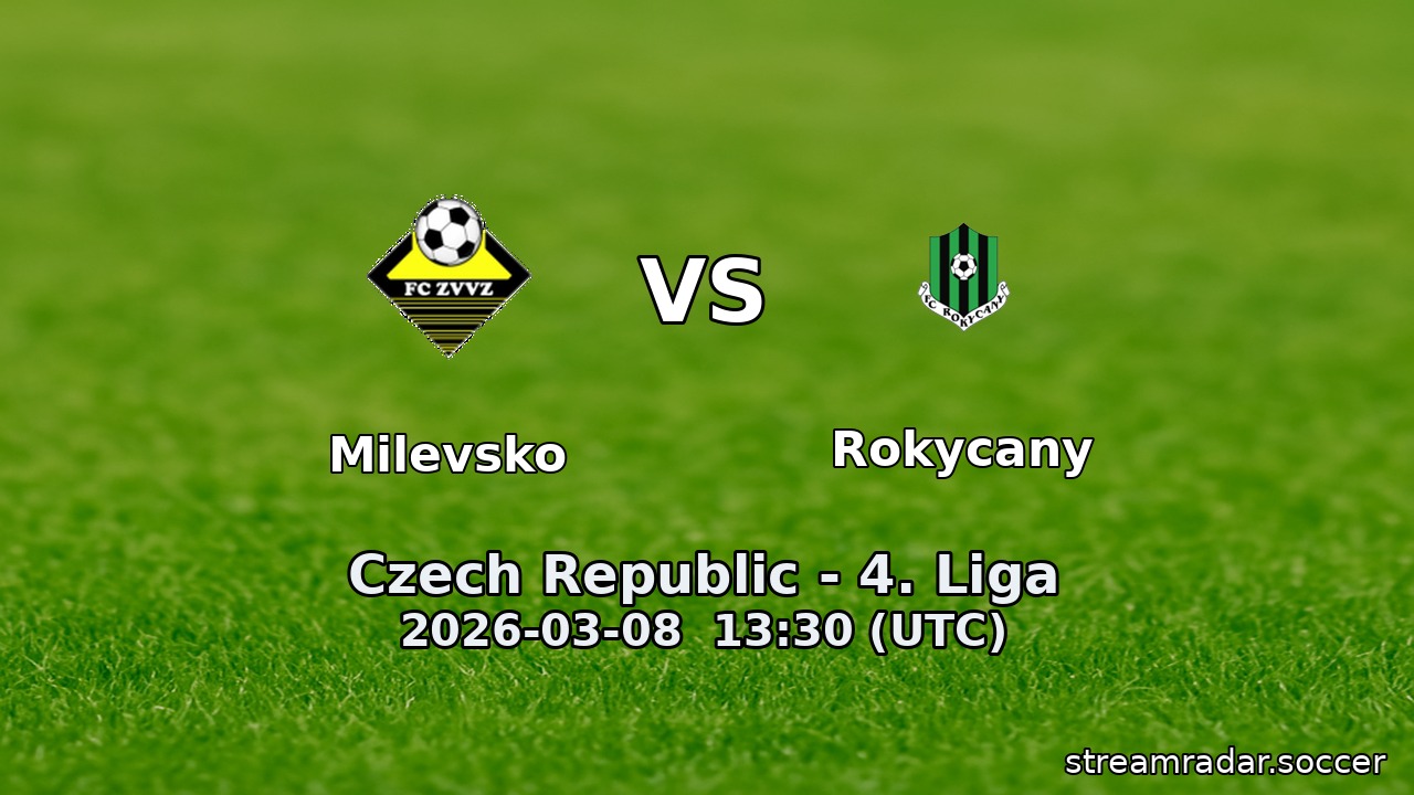 Milevsko vs Rokycany