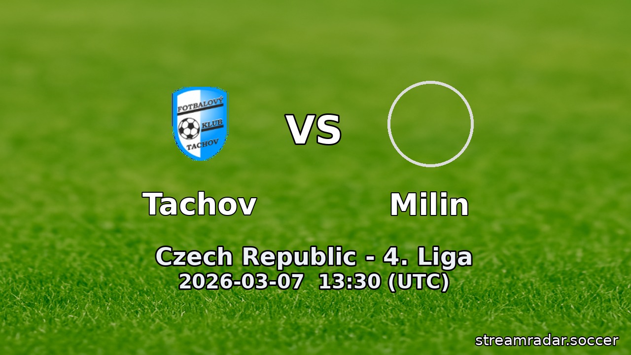 Tachov vs Milin