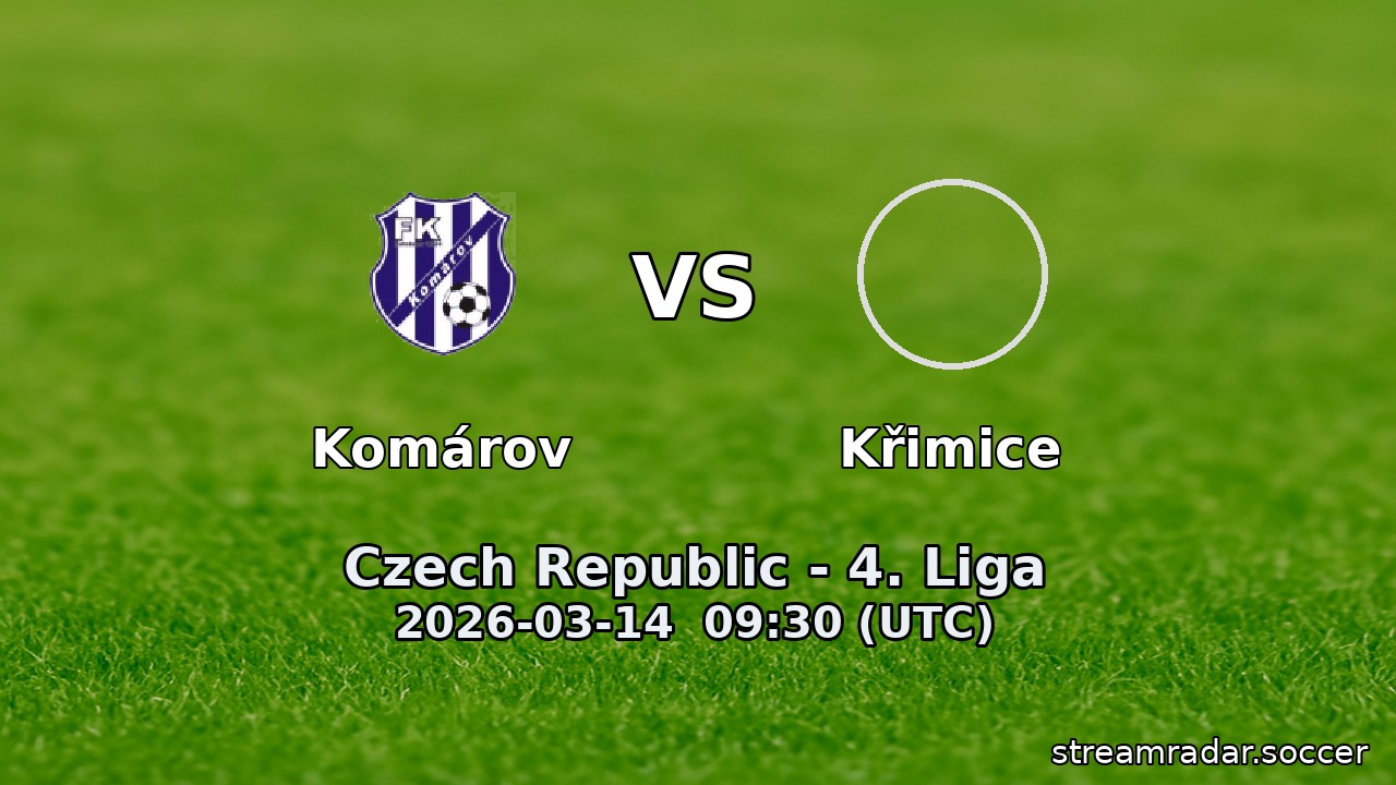 Komárov vs Křimice