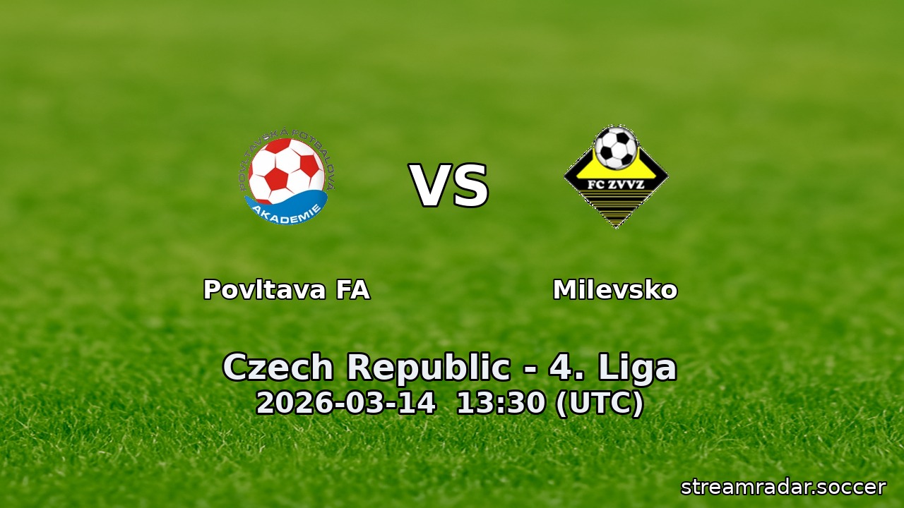 Povltava FA vs Milevsko