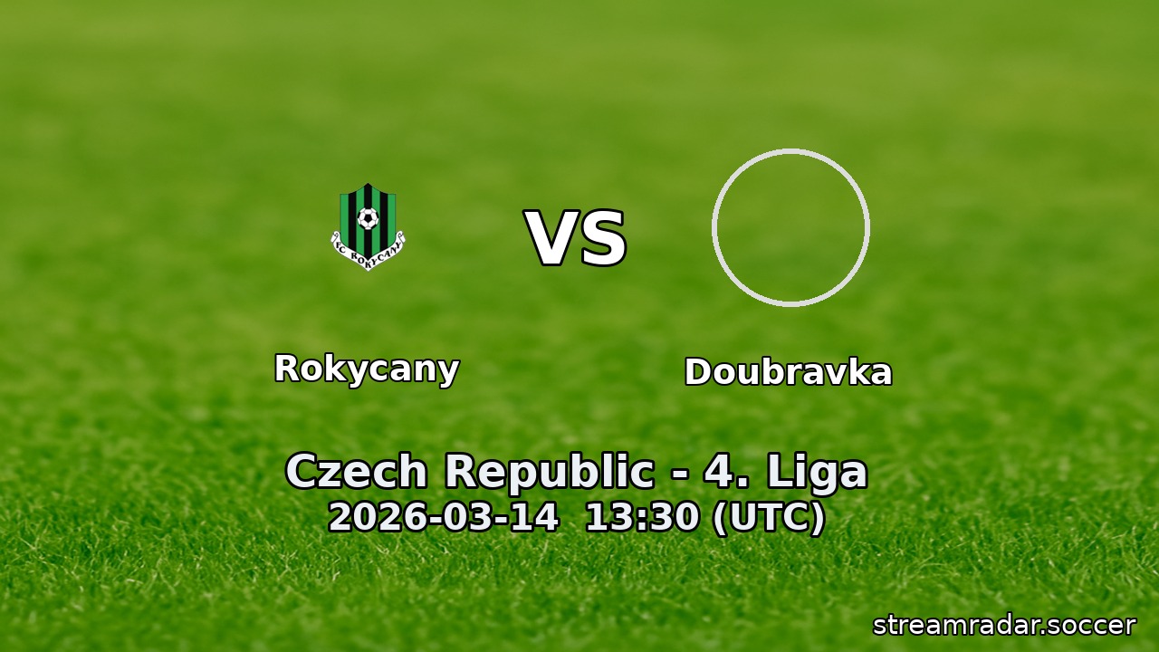 Rokycany vs Doubravka