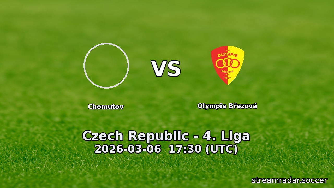 Chomutov vs Olympie Březová