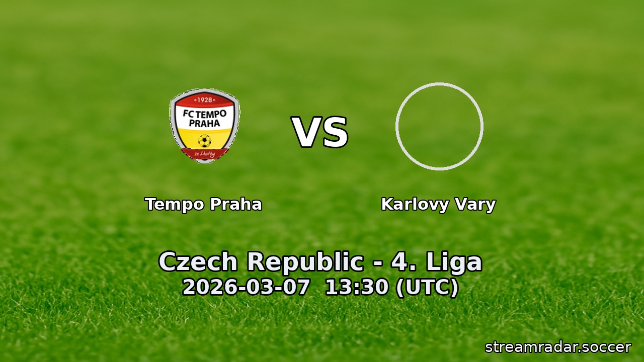 Tempo Praha vs Karlovy Vary