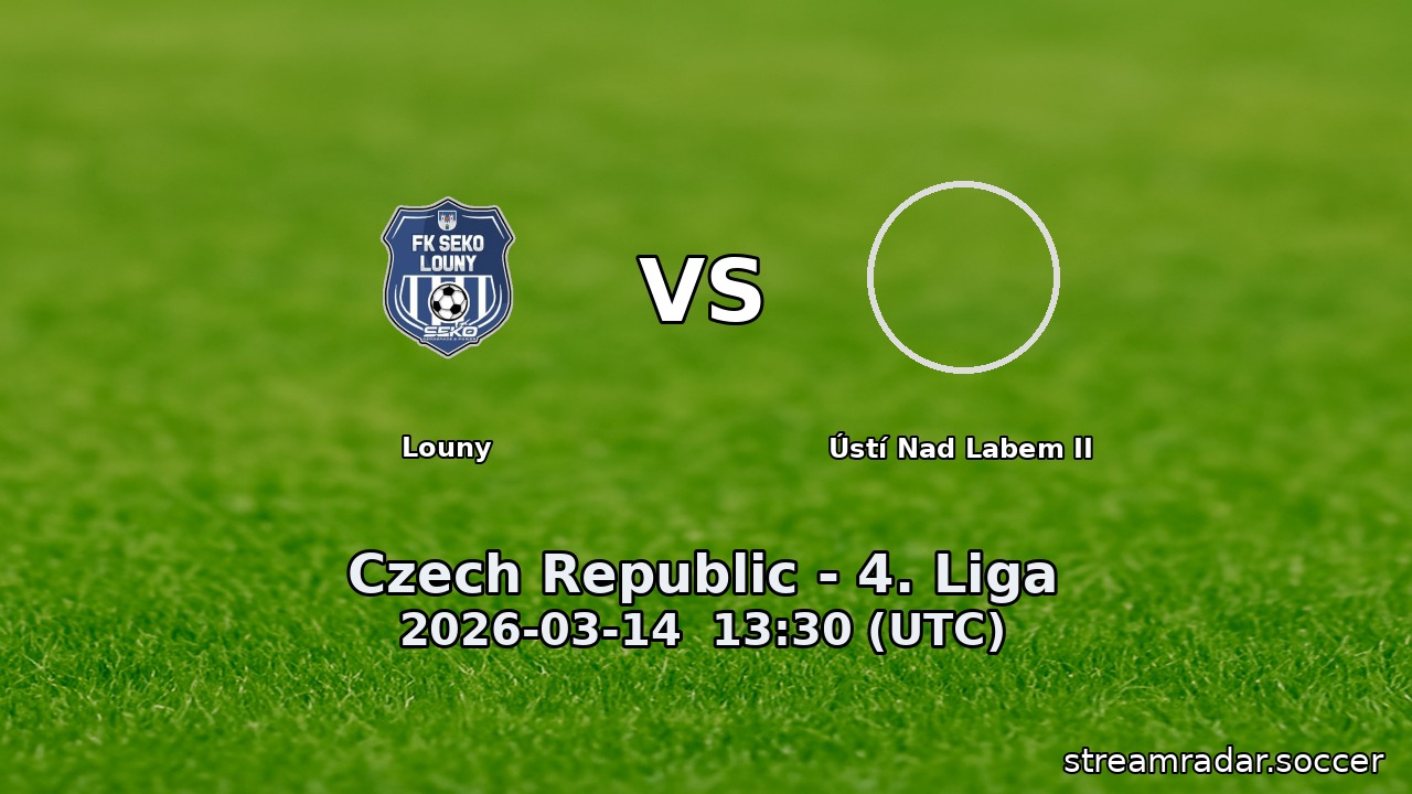 Louny vs Ústí Nad Labem II