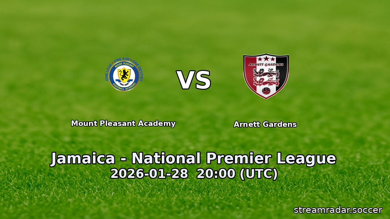 Mount Pleasant Academy vs Arnett Gardens