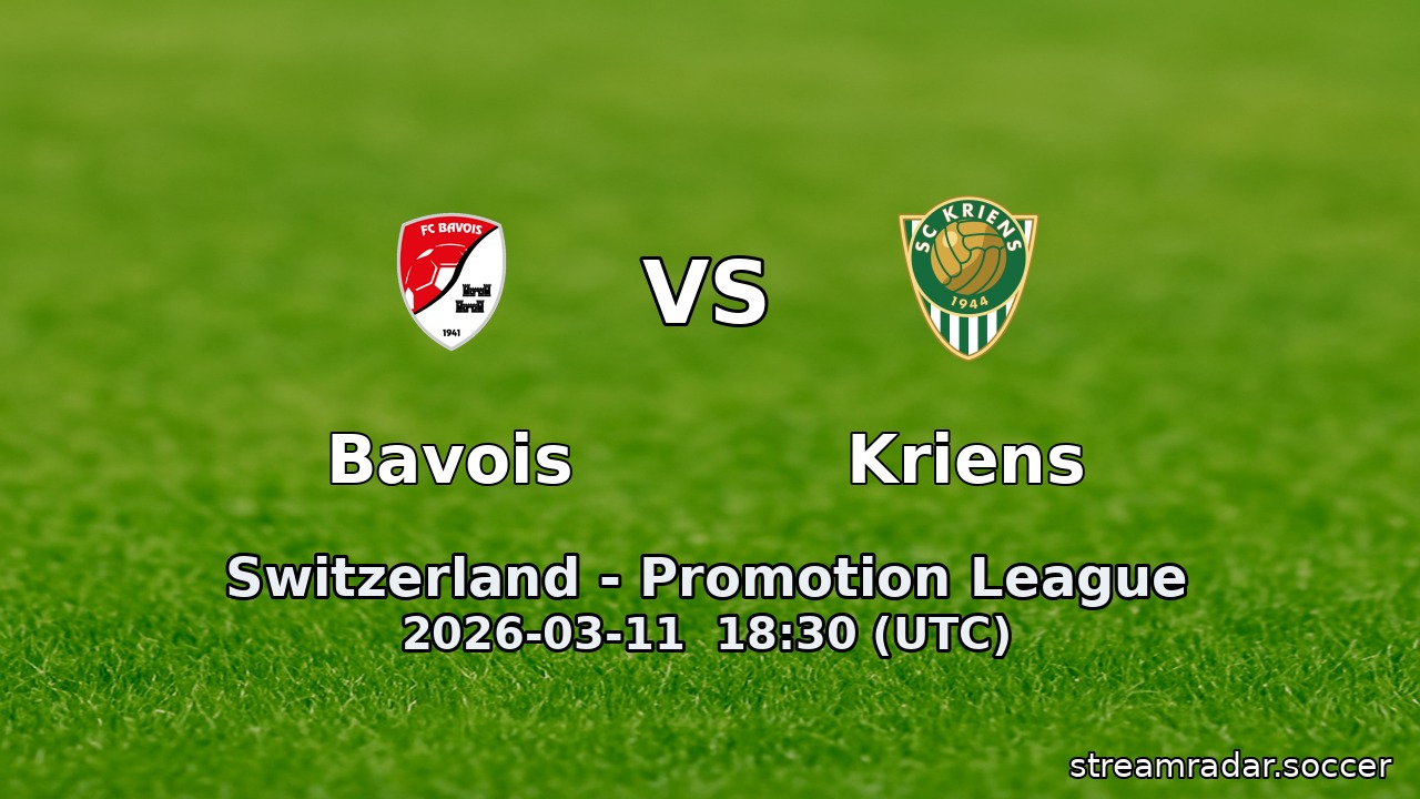 Bavois vs Kriens