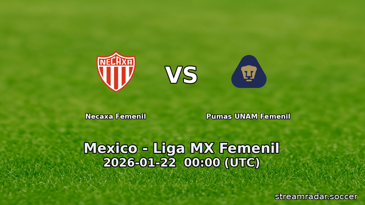 Necaxa Femenil vs Pumas UNAM Femenil