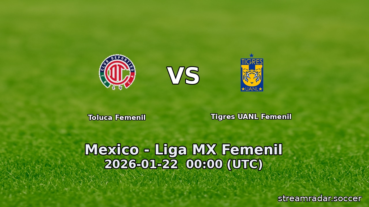 Toluca Femenil vs Tigres UANL Femenil