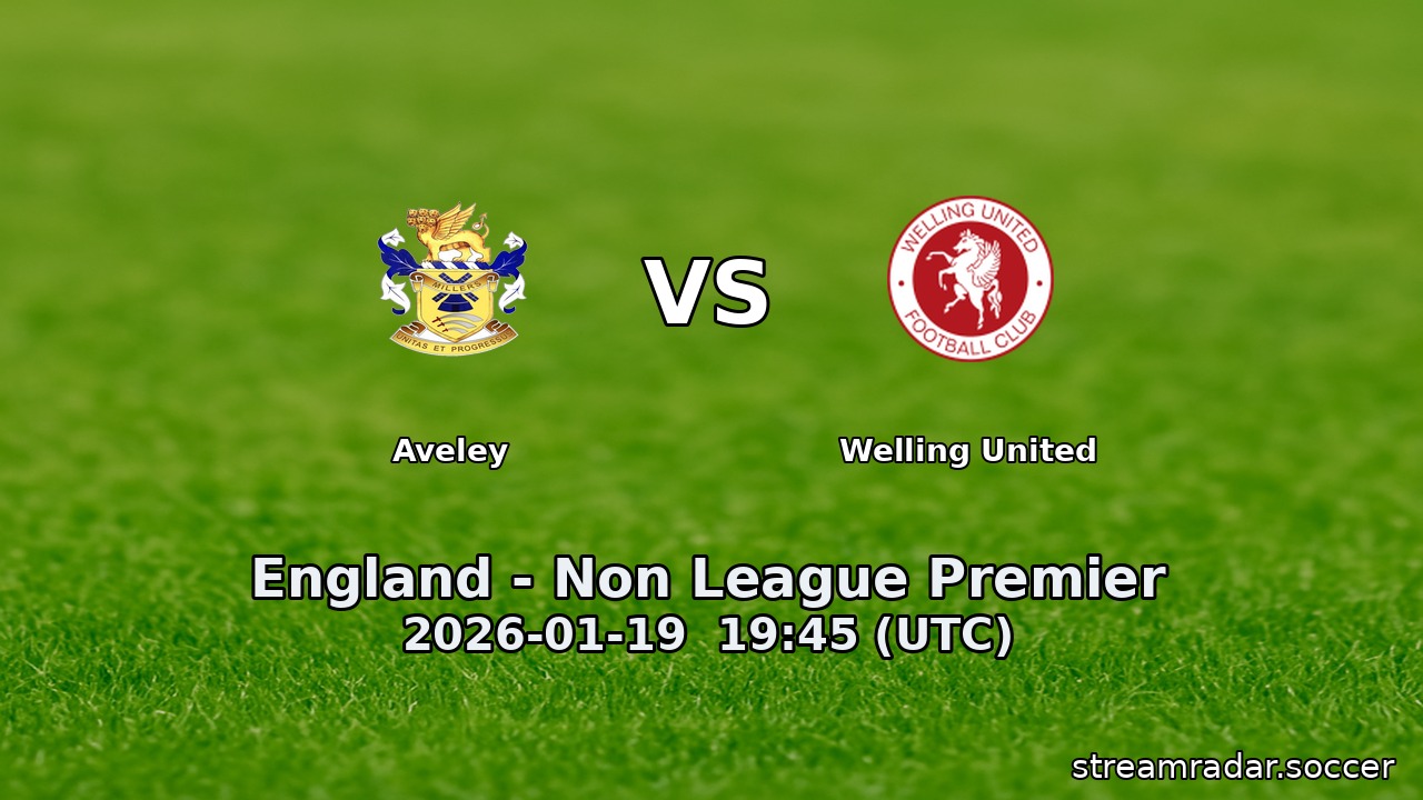 Aveley vs Welling United