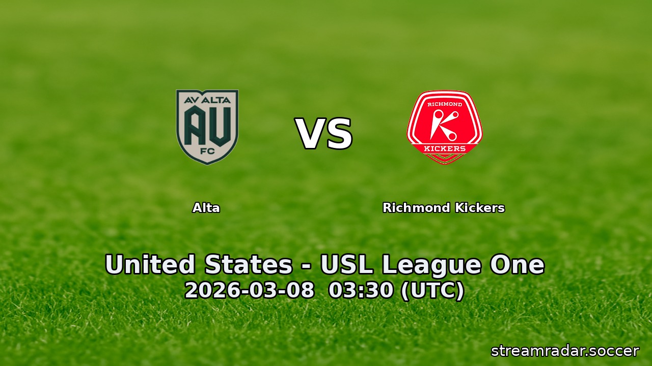 Alta vs Richmond Kickers