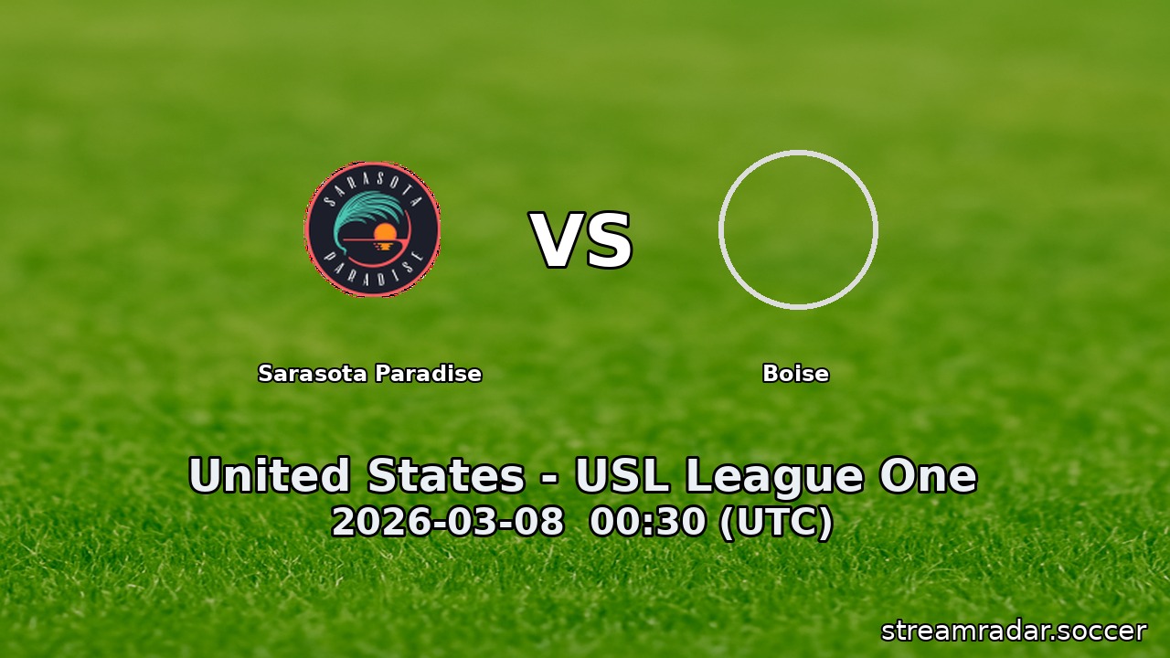 Sarasota Paradise vs Boise