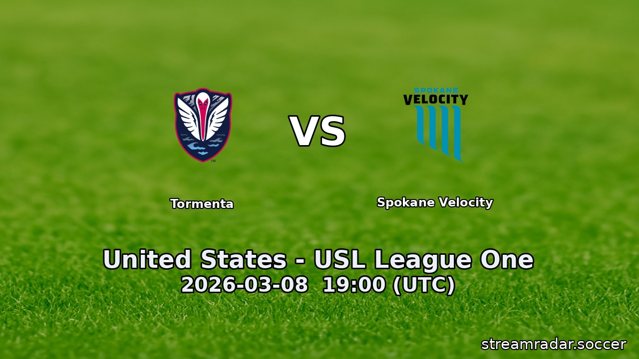 Tormenta vs Spokane Velocity