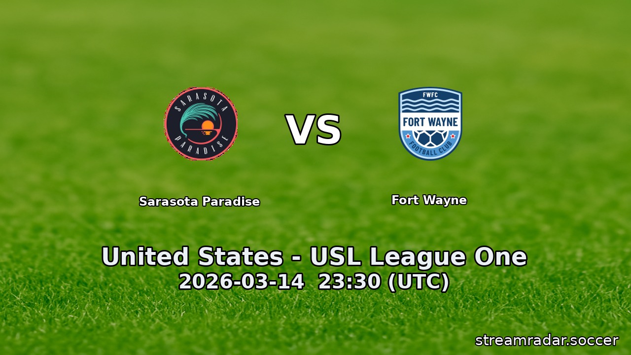 Sarasota Paradise vs Fort Wayne