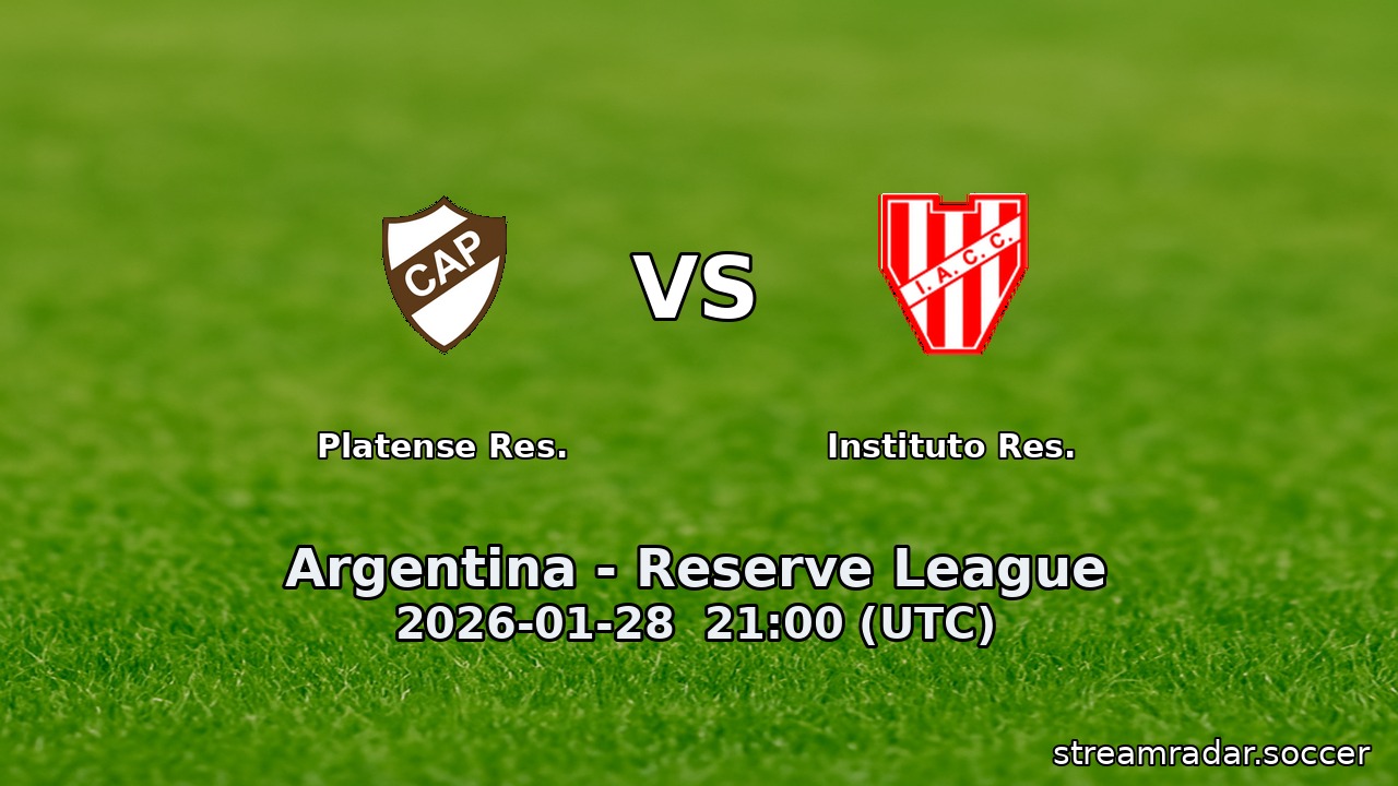 Platense Res. vs Instituto Res.