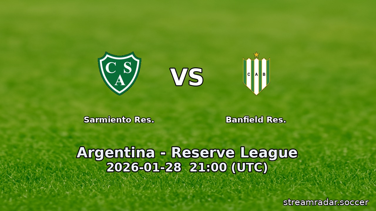 Sarmiento Res. vs Banfield Res.
