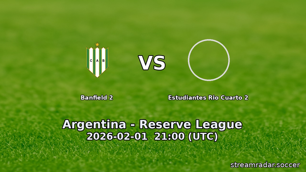 Banfield 2 vs Estudiantes Rio Cuarto 2