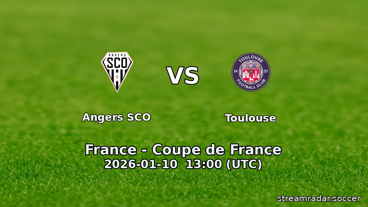 Angers SCO vs Toulouse