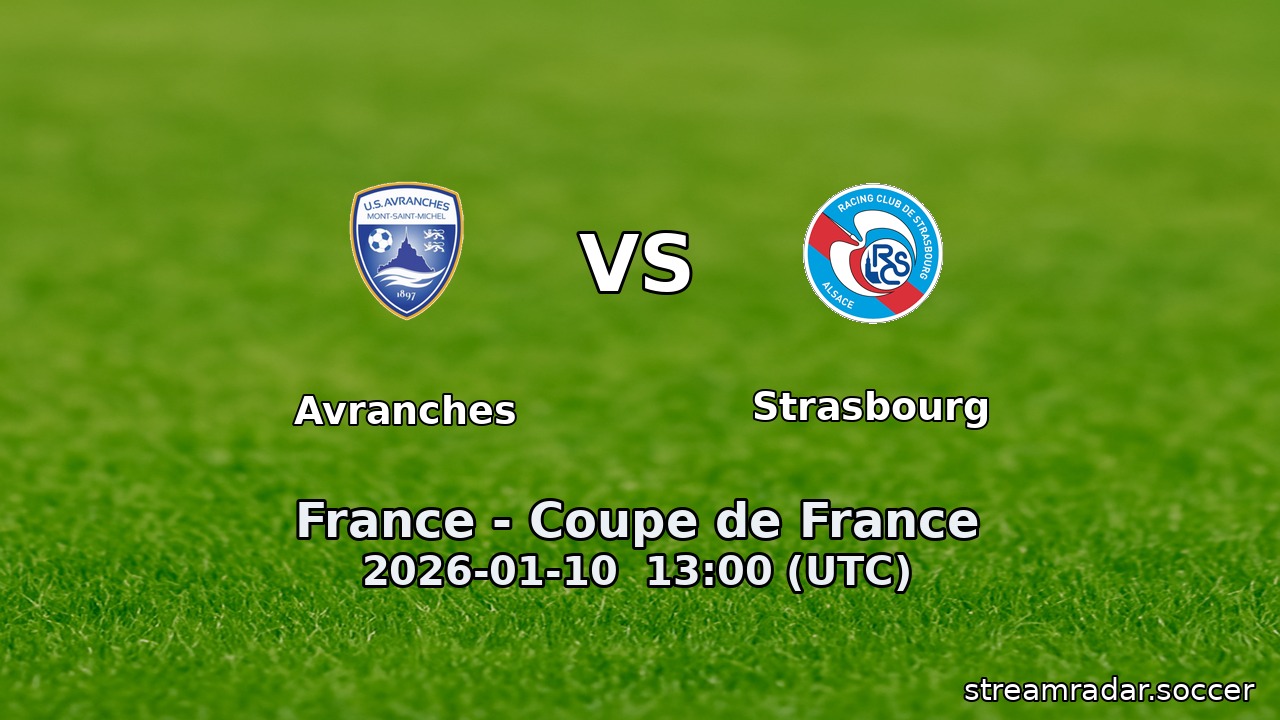 Avranches vs Strasbourg