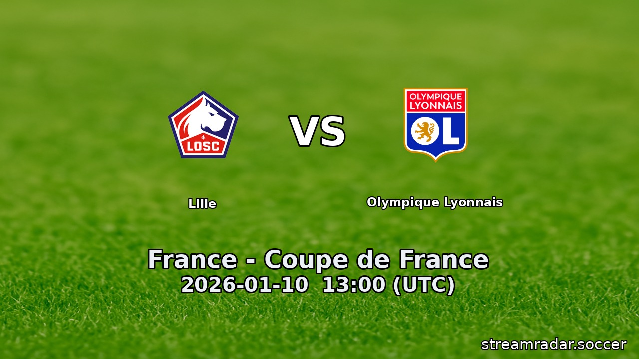 Lille vs Olympique Lyonnais