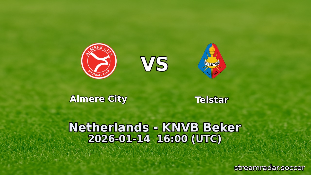 Almere City vs Telstar