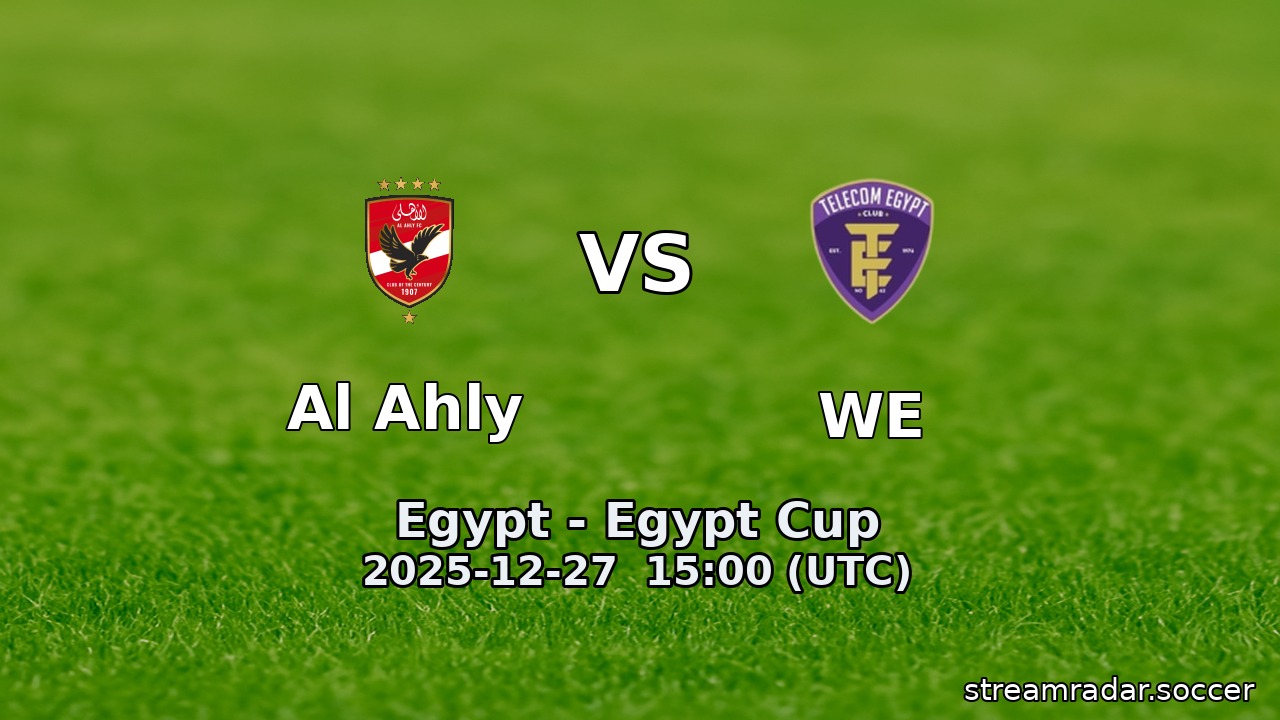 Al Ahly vs WE