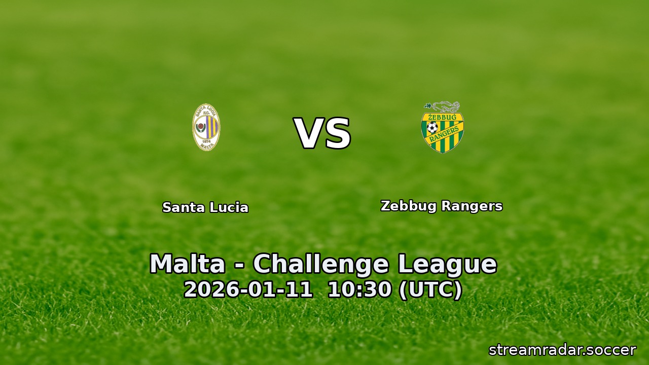 Santa Lucia vs Zebbug Rangers