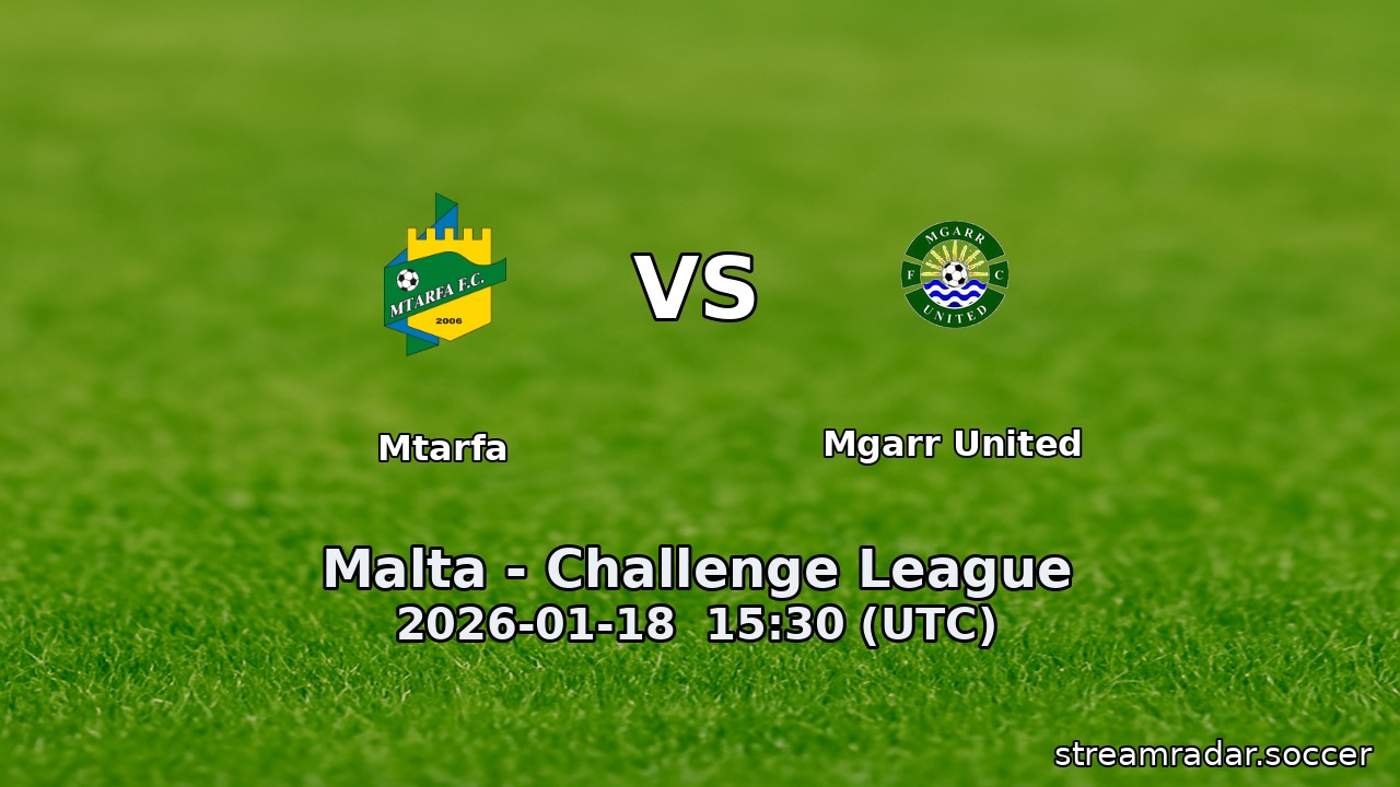 Mtarfa vs Mgarr United