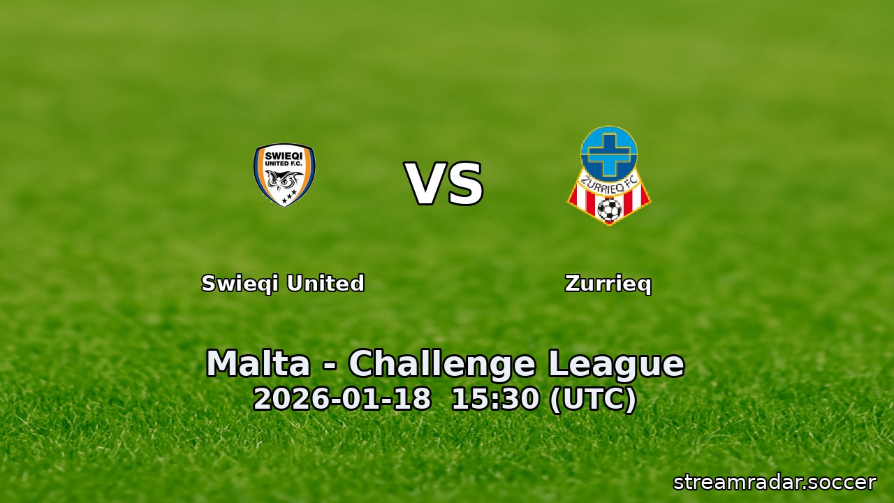 Swieqi United vs Zurrieq